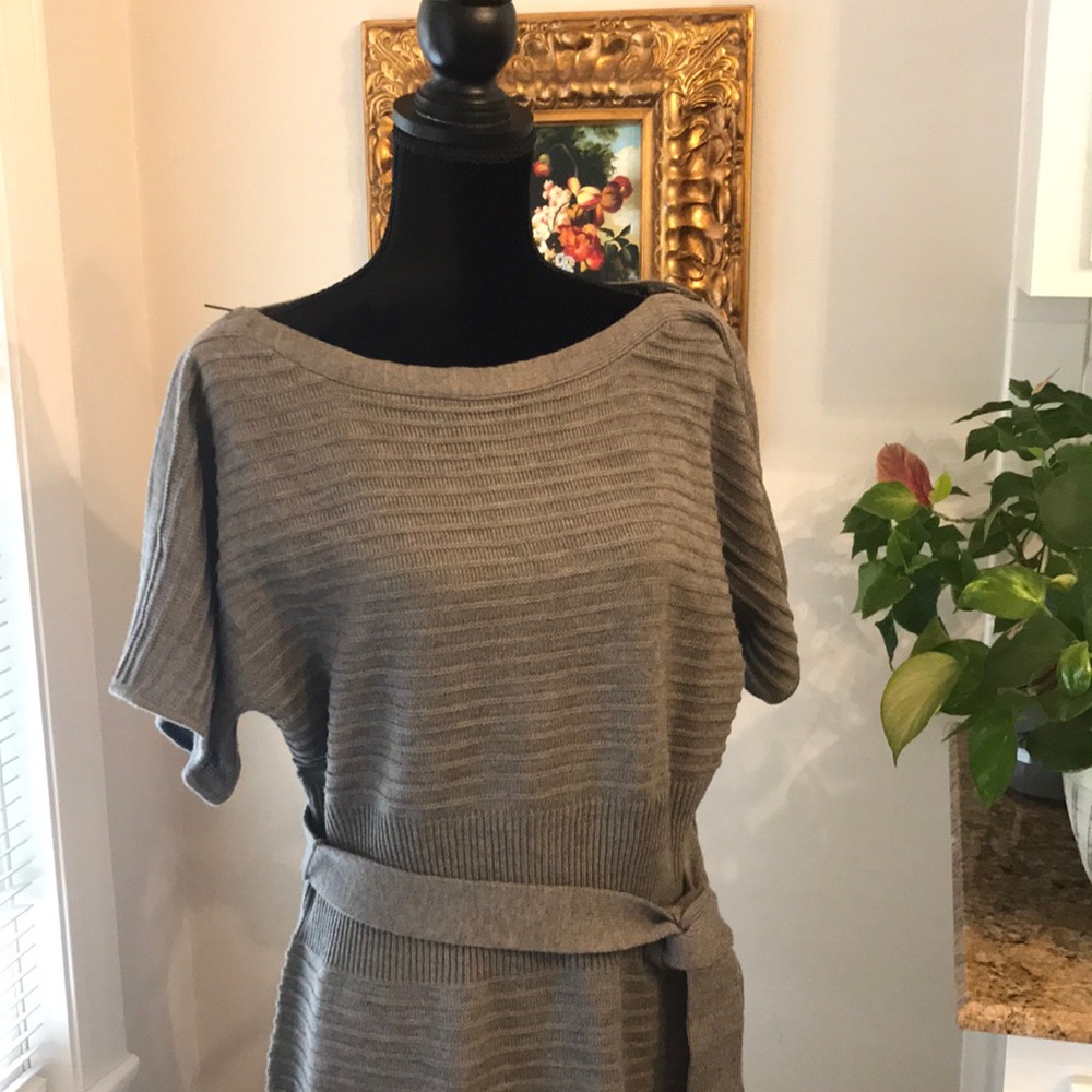 Signature by Sangria Ribbed Sweater Dress